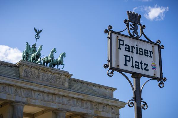 Pariser Platz, Brandenburg Gate, Berlin, Germany, Europe, West Europe