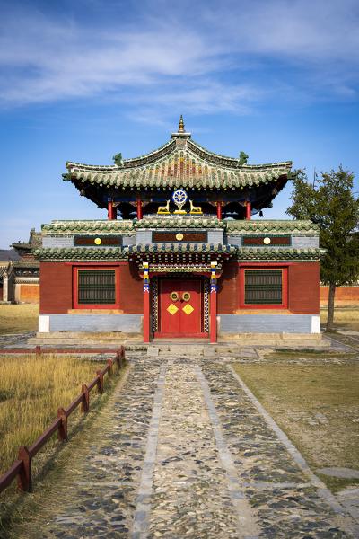 Dalai Lama temple at Erdene Zuu, Kharkhorin, Ovorkhangai Province, Orkhon Valley, Mongolia, Mongolian, Asia, Asian.