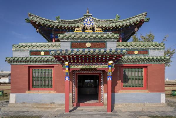 Dalai Lama temple at Erdene Zuu, Kharkhorin, Ovorkhangai Province, Orkhon Valley, Mongolia, Mongolian, Asia, Asian.