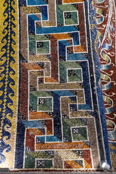 Interior view of Mausoleum of Galla Placidia. Ravenna, Emilia Romagna, Italy, Europe.