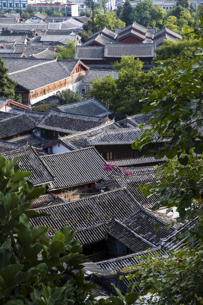 View old town of Lijiang, Lijiang, Yunnan Province, China, Asia, Asian, East Asia, Far East