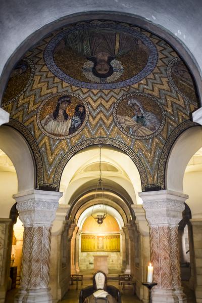 The place where Mary ascended into heaven, according to Christian tradition, Abbey of the Dormition, Jerusalem, Israel, Middle East