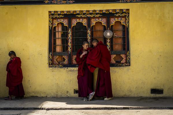Dechen Phodrang Monastery, Thimphu, Bhutan, Himalayan Country, Himalayas, Asia, Asian.