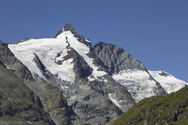 Europe, Austria. View of Grossglockner, the highest austrian peak between Carinthia and Tyrol