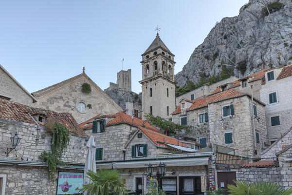 Old town of Omis, Split-Dalmatia County, Dalmatia, Adriatic Coast, Croatia