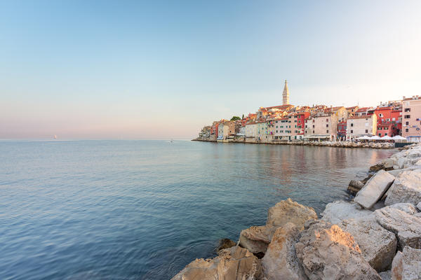 Rovinj - Rovigno, the seaside old town, Istria, Adriatic coast, Croatia