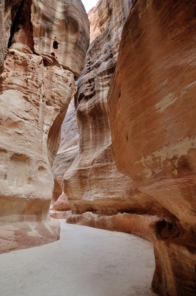 Siq, Petra, Jordan, Middle East.