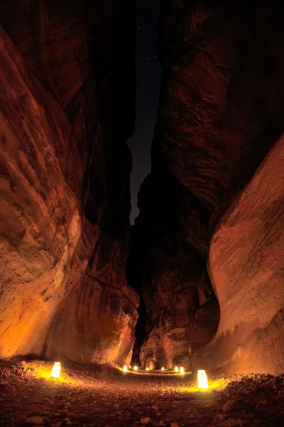 Siq, Petra, Jordan, Middle East
