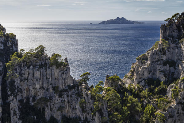 Marseille, Cassis, Provence, France, Europe. Landscapes of the Calanques 