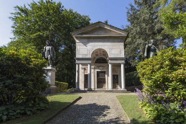 Varallo Sesia, Vercelli district, Piedmont, Italy.The Sacro Monte of Varallo, Unesco World Heritage Site,Chapel 1
