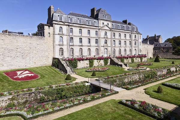 Brittany, Morbihan, Vannes, France. Hermine Castle of Vannes