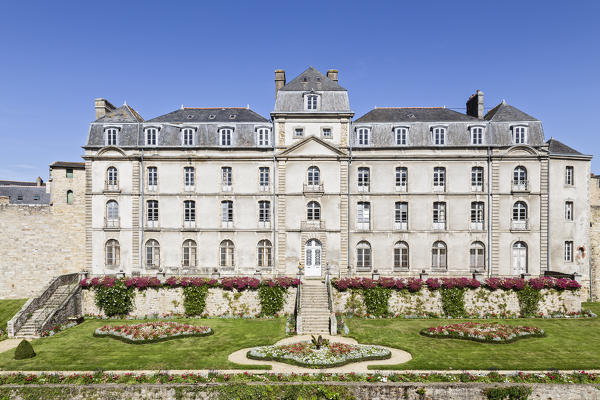 Brittany, Morbihan, Vannes, France. Hermine Castle of Vannes