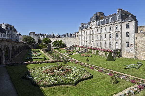 Brittany, Morbihan, Vannes, France. Hermine Castle of Vannes