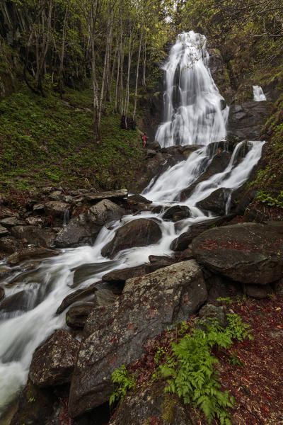 Pesio valley (Valle Pesio),Cuneo province,Marguareis park,Piedmont, Italy,Europe. Pesio fall 