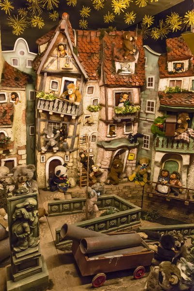Rothenburg ob der Tauber, Bavaria, Germany, Europe. Traditional German Christmas decoration