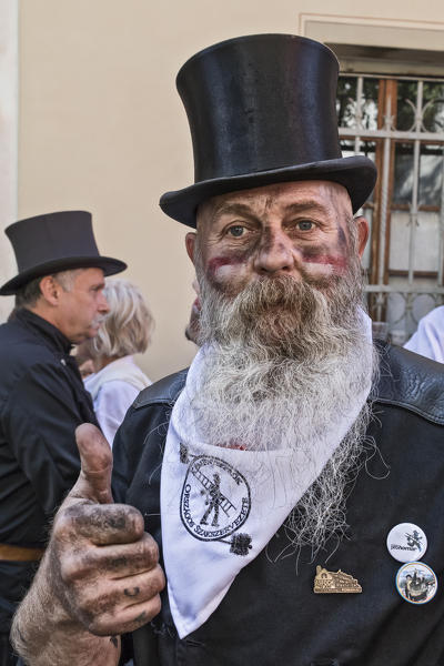 Vigezzo Valley, Santa Maria Maggiore, Verbania district, Piedmont, Italy.International Chimney sweepers gathering