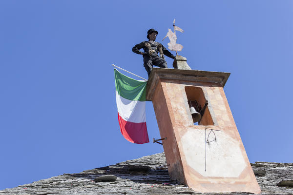 Vigezzo Valley, Santa Maria Maggiore, Verbania district, Piedmont, Italy. International Chimney sweepers gathering