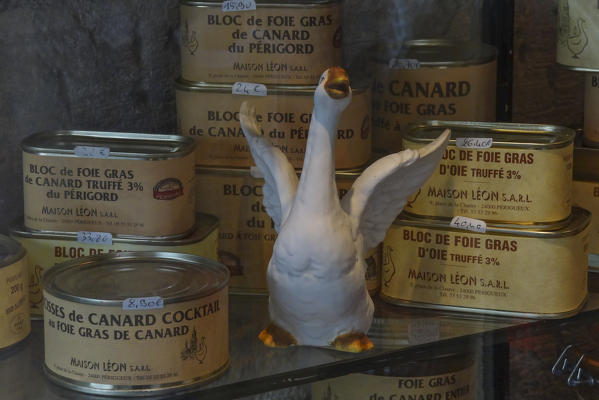 Aquitaine région, Dordogne département, Périgord, France, Europe. Typical product, Paté de Foie Gras 
