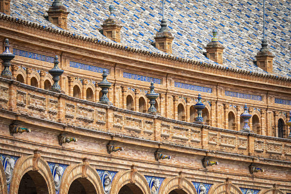 Plaza de Espana, Seville, Andalucia, Spain