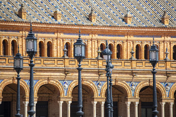 Plaza de Espana, Seville, Andalucia, Spain