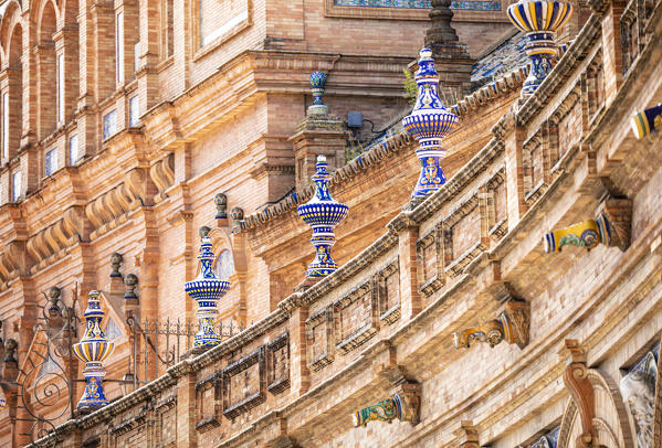 Plaza de Espana, Seville, Andalucia, Spain