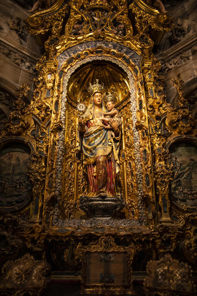 Interiors of Seville Cathedral. Seville, Andalucia, Spain
