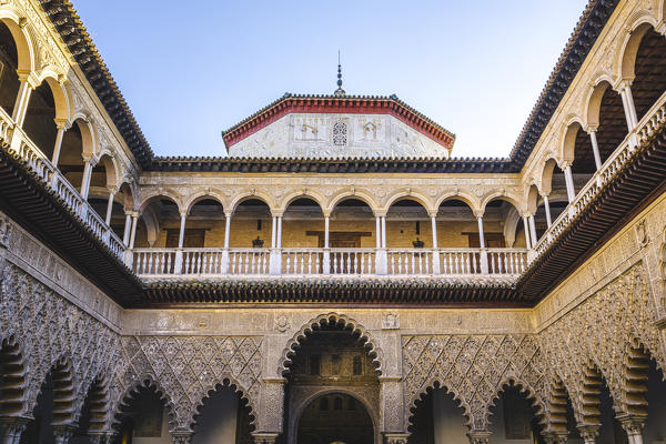 Real Alcazar gardens. Seville, Andalucia, Spain