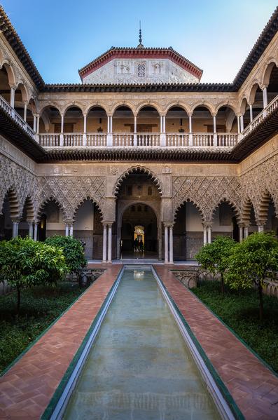Real Alcazar gardens. Seville, Andalucia, Spain