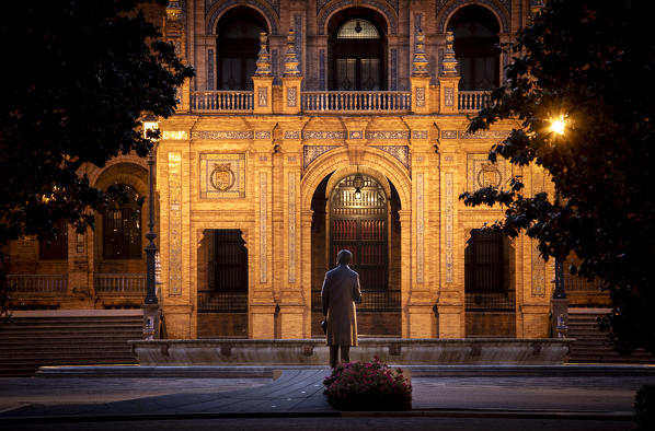 Plaza de Espana, Seville, Andalucia, Spain