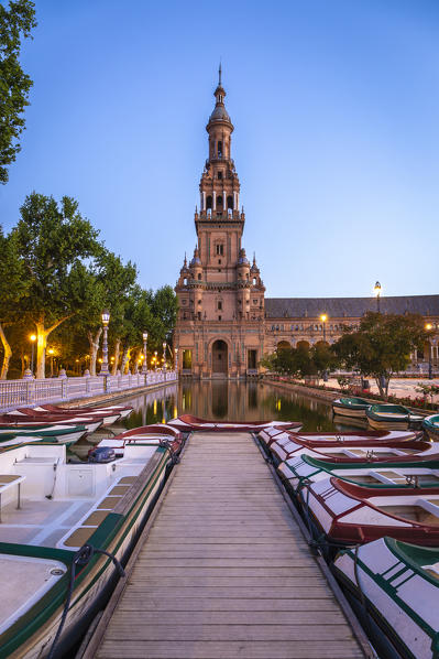 Plaza de Espana, Seville, Andalucia, Spain