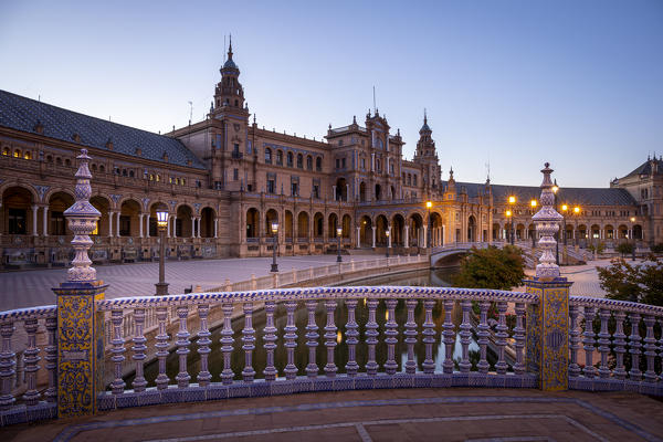 Plaza de Espana, Seville, Andalucia, Spain