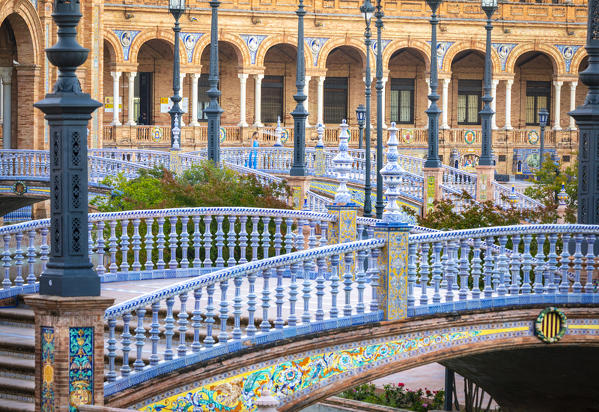 Plaza de Espana, Seville, Andalucia, Spain