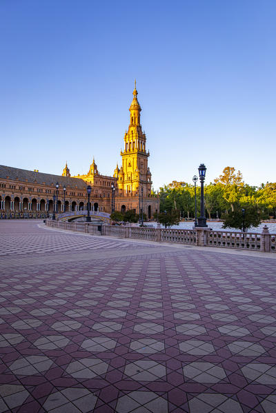 Plaza de Espana, Seville, Andalucia, Spain