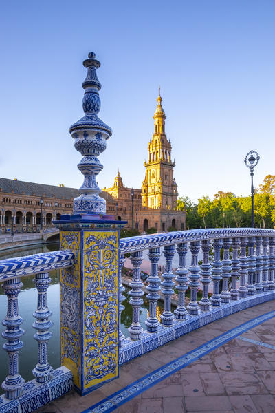 Plaza de Espana, Seville, Andalucia, Spain