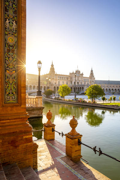 Plaza de Espana, Seville, Andalucia, Spain