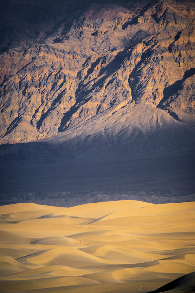 Badwater basin, the lowest point on USA, Death Valley National Park, California, USA