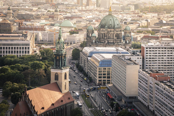 BErliner Dom and Alexanderplatz, Mitte, Berlin, Germany