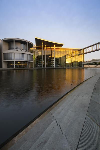 Berlin Mitte district, Parlament district with Reichstag and Paul Lobe Haus, Mitte, Berlin, Germany