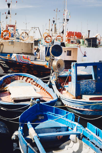 Mazara del Vallo fishing harbour, Mazara del Vallo, Sicily, Italy 
