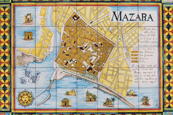 MAzara del Vallo Kashbah murales, Sicily, Italy