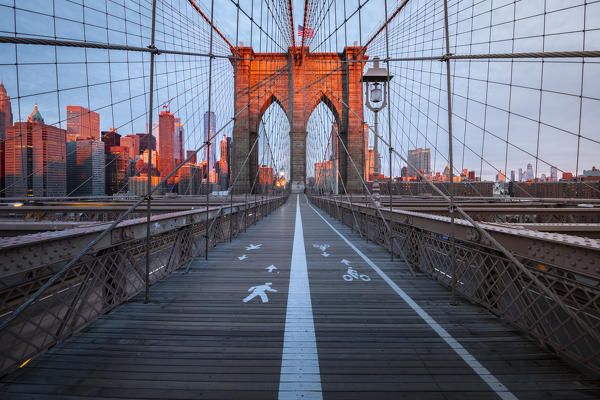 Brooklyn Bridge, Manhattan, New York, USA