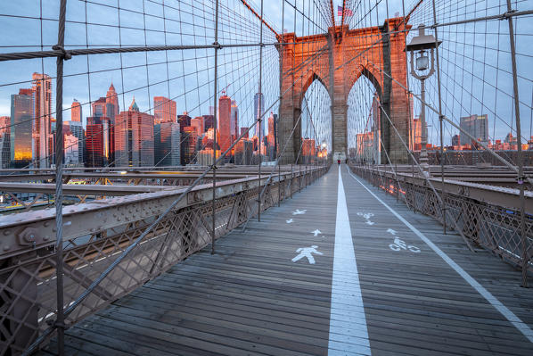 Brooklyn Bridge, Manhattan, New York, USA