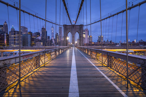 Brooklyn Bridge, Manhattan, New York, USA