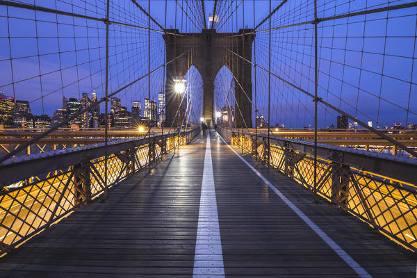 Brooklyn Bridge, Manhattan, New York, USA