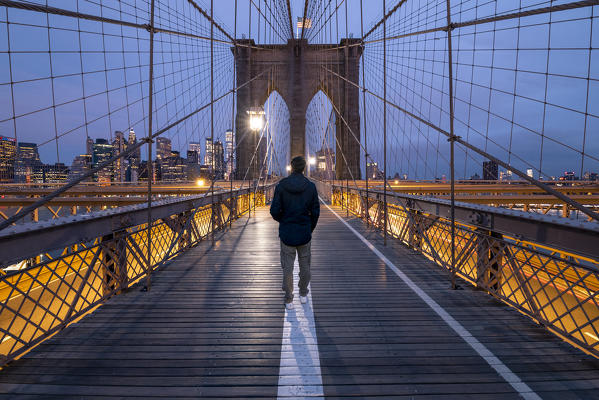 Brooklyn Bridge, Manhattan, New York, USA