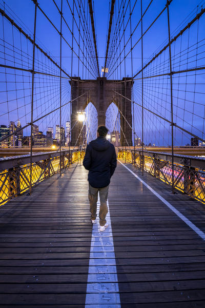 Brooklyn Bridge, Manhattan, New York, USA