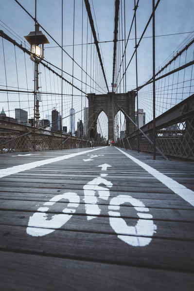 Brooklyn Bridge, Manhattan, New York, Usa