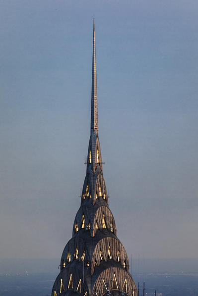 Close up view of Chrisler Building, Manhattan, New York city, USA