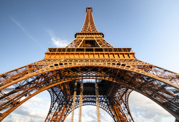 Eiffel Tower during sunset. Paris, France