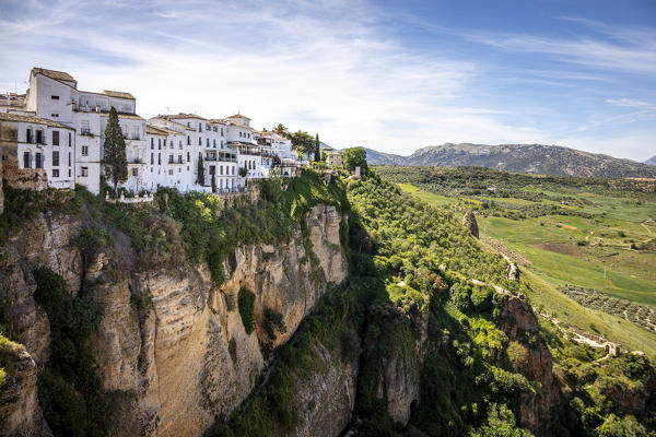 The village of Ronda, one of the most famous 